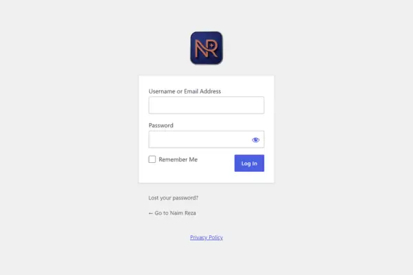 wordpress logo change in login page